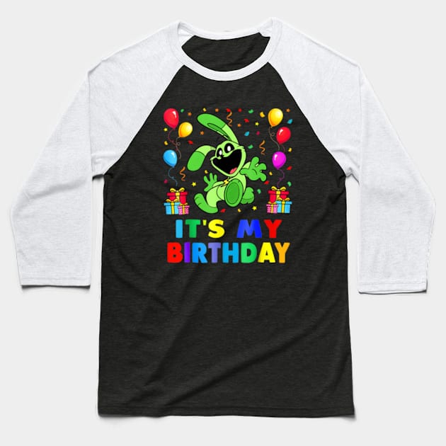 Its My Birthday Retro Baseball T-Shirt by David Brown